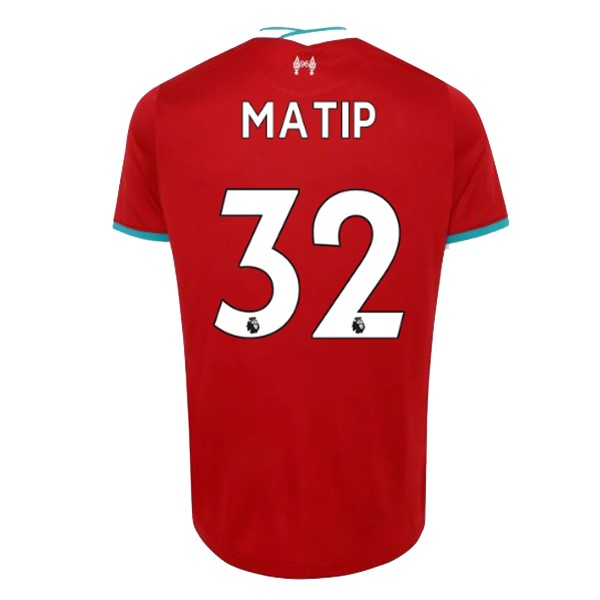Camiseta Liverpool NO.32 Matip 1ª Kit 2020 2021 Rojo